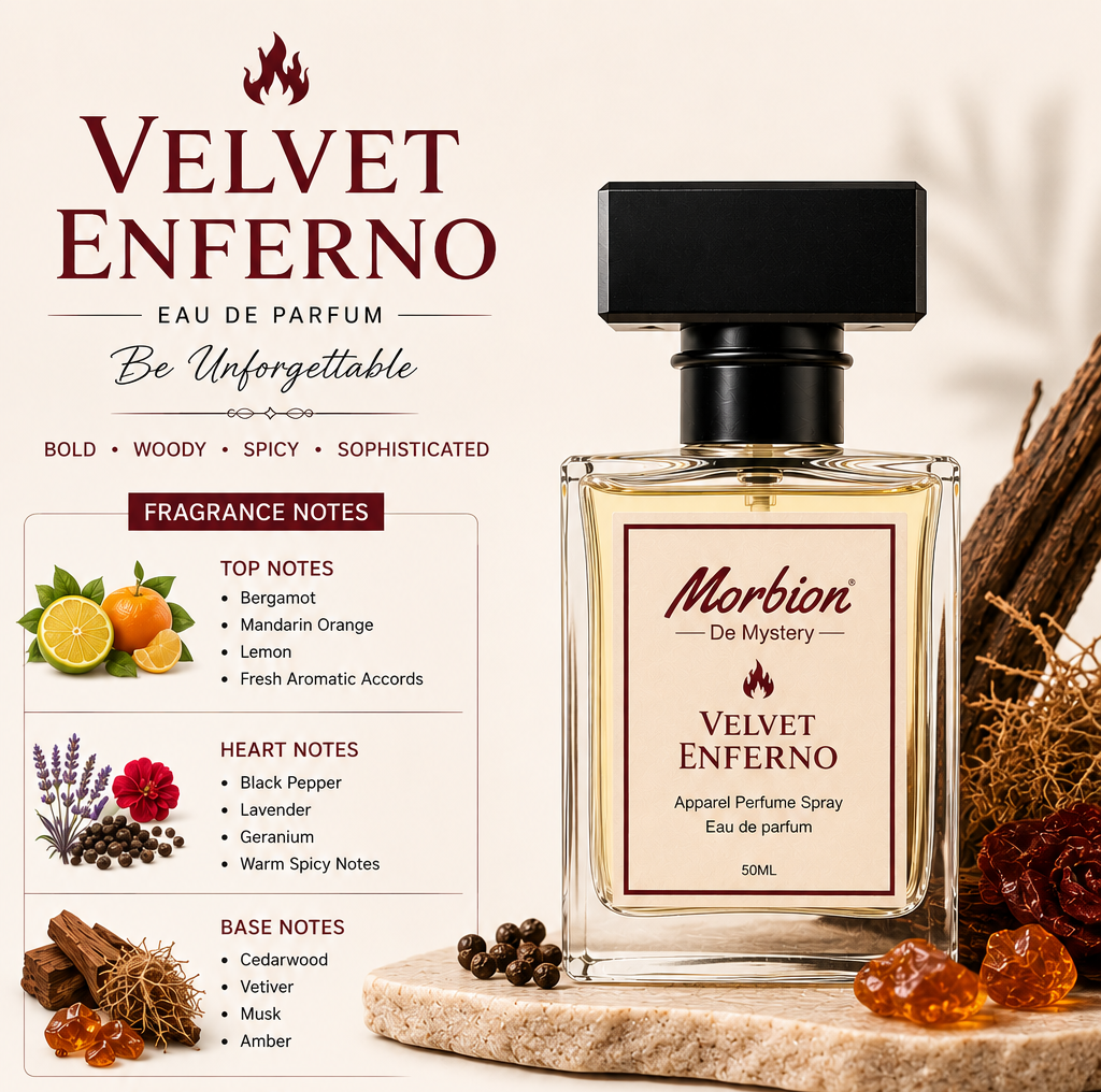 Velvet Inferno | EDP | Long Lasting Woody Spicy | Unisex Perfume
