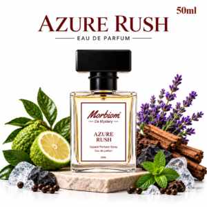 Azure Rush | EDP | Long Lasting & High Projection | Fresh Aquatic Perfume | 50ml