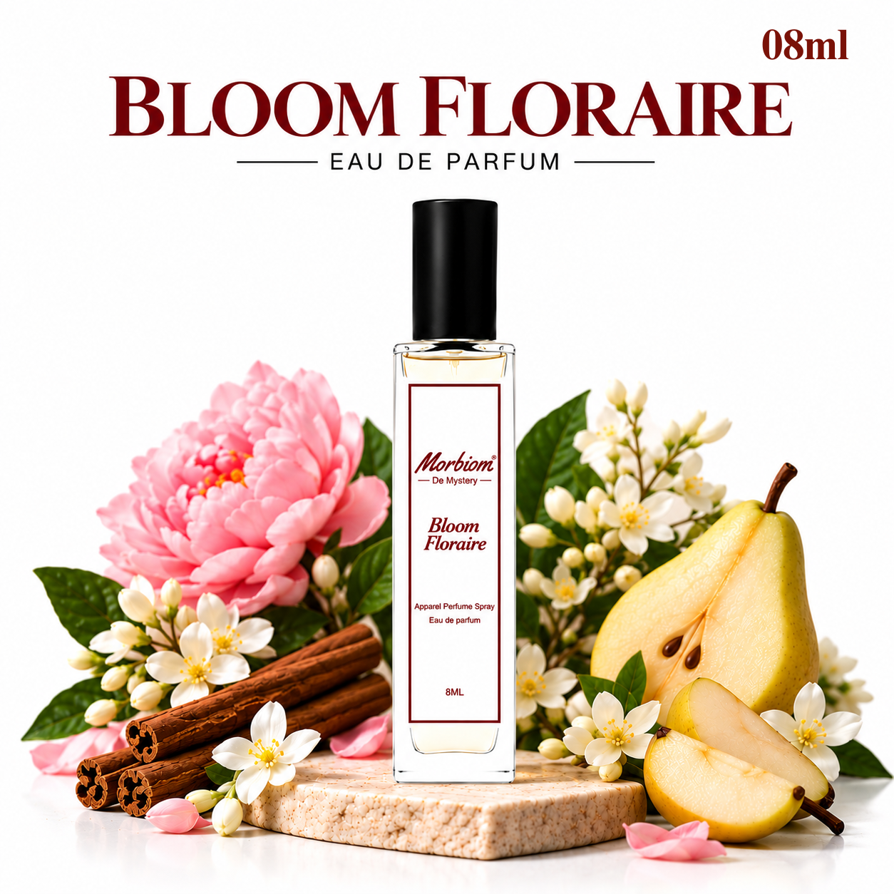 Bloom Floraire | EDP| Long Lasting | Floral Fruity Perfume | 08ml